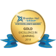 Imagem do prêmio Gold Excellence in Learning